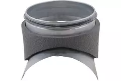 Thermoduct Zadelstuk 125 mm - 125 mm (90 graden)