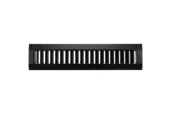 ClimaConnect kanaalrooster enkel instelbaar 625x125 mm voor buis 315 tot 900 mm - RAL 9005