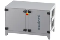 Maxivent WTW luchtbehandelingkasten met tegenstroomwisselaar 700 m3/h met elektrische verwarmer horizontaal rechts - PHE 700 H EOJR