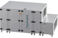 Maxivent WTW luchtbehandelingkasten met tegenstroomwisselaar 5000 m3/h met DX-batterij horizontaal rechts - PHE 5000 H ODJR T 01