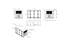 Maxivent WTW luchtbehandelingkasten met tegenstroomwisselaar 4200 m3/h horizontaal horizontaal links - PHE 4200 H OOJL T 01