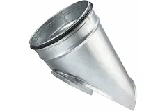 Zadelstuk Ø 160mm - 150mm (45°) - Gegalvaniseerd