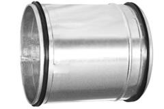 Spiro-SAFE verlengde schuifverbinding voor spirobuis Ø200 mm (gegalvaniseerd)