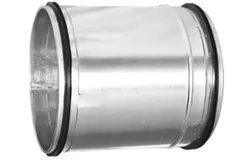 Spiro-SAFE verlengde schuifverbinding voor spirobuis Ø80 mm (gegalvaniseerd)