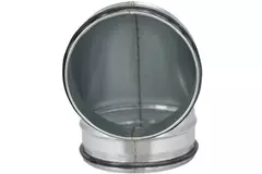 Korte ronde spiro bocht 90° Ø 125mm voor spirobuis