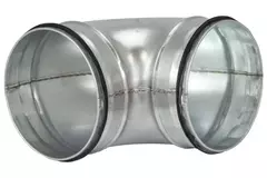 Korte ronde spiro bocht 90° Ø 125mm voor spirobuis