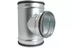 T-stuk Ø 200mm - Ø 100mm voor spirobuis (90°)