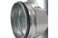 T-stuk Ø 200mm - Ø 100mm voor spirobuis (90°)