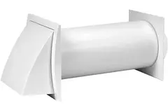 Geveldoorvoer SPK3 Ø100mm met terugslagklep