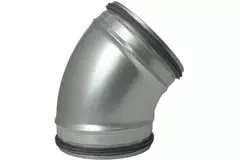 Ronde spiro bocht 45° Ø 125mm voor spirobuis