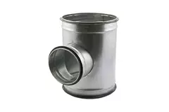 Té de Ø 630 mm - Ø 250 mm pour conduit rigide galvanisé (90°)