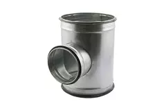 T-stuk Ø 125mm - Ø 125mm voor spirobuis (90°)