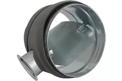 Thermoduct 9 mm handbediende regelklep diameter 250 mm geïsoleerd
