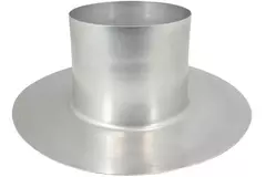 Thermoduct aluminium plakplaat voor dakdoorvoer diameter 125 mm