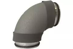 Thermoduct geïsoleerde bocht 90 graden diameter 160 mm