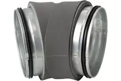 Thermoduct geïsoleerde bocht 45 graden diameter 125 mm