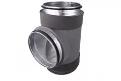Thermoduct geïsoleerd T-stuk diameter 125 mm - 125 mm (90 graden)