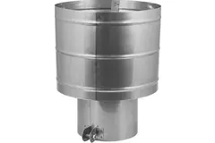 Trekkende kap diameter 250 mm I316L (D0,6)