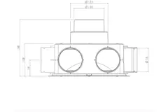 Ubbink luchtverdeelkast DBOX208 V125