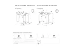 Ubbink WTW wandunit Ubiflux Vigor W450 4/0 links