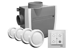 Vasco C400 Basic RF LE Pakket 400 m³/h + vochtsensor + RFT bediening + 4 ventielen