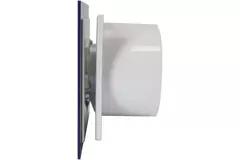 Air Roxy badkamerventilator met aansluitdiameter 100 mm met timer en vertraagde start - kunststof front blauw