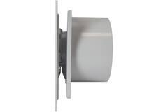 Badkamer ventilator Ø 125 mm - kunststof front glanzend wit