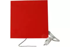 Air Roxy badkamerventilator met aansluitdiameter 100 mm met trekkoord en stekker - kunststof front rood