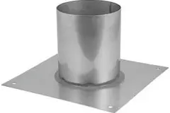 Plaque de sol pour tube diamètre 310 mm - 400 mm hauteur courbure soudée I304