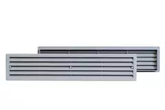Kunststof rooster 450x92 mm grijs - VR459P