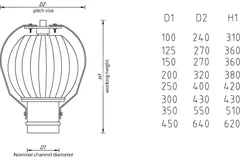 Windgedreven ventilator Penn 125mm aluminium - 44m3/h