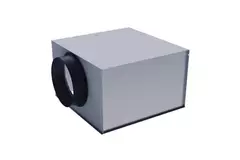 Plénum non isolé pour diffuseurs carrés à jet hélicoïdal 494x494 mm (WP100S)