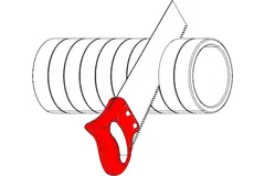 Geïsoleerde ventilatiebuis EPS 1 meter diameter 125mm