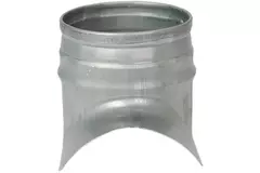 Zadelstuk Ø 80mm - 80mm (90°) - Gegalvaniseerd (niet SAFE)